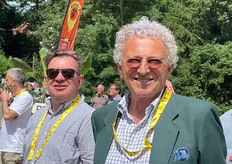 Pierre Monteux, Directeur Général UGPBAN – FRUIDOR & Nelson Montfort à Ecueillé.